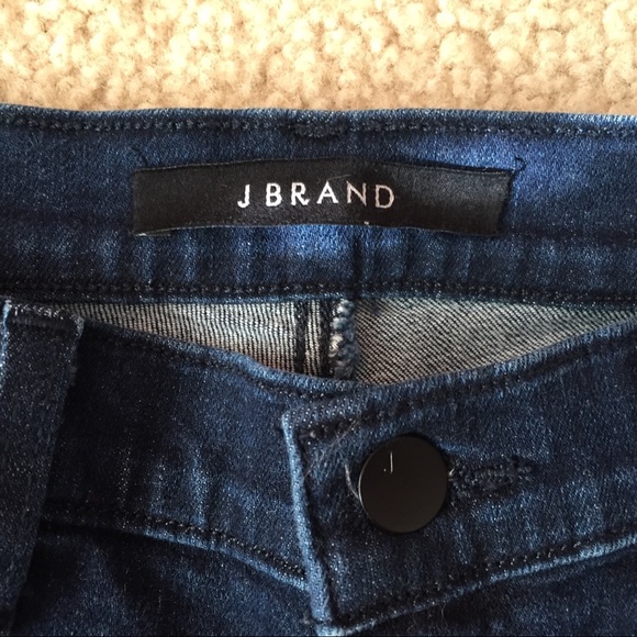 J Brand Super Skinny Mid-Rise Jean with braid - Picture 4 of 11